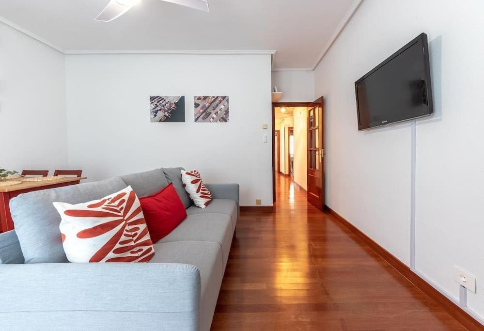 Acogedor Piso En Santurtzi .Parking Privado 아파트 외부 사진
